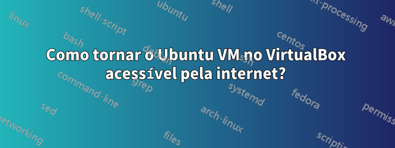 Como tornar o Ubuntu VM no VirtualBox acessível pela internet?