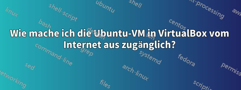 Wie mache ich die Ubuntu-VM in VirtualBox vom Internet aus zugänglich?