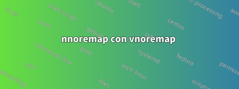 nnoremap con vnoremap