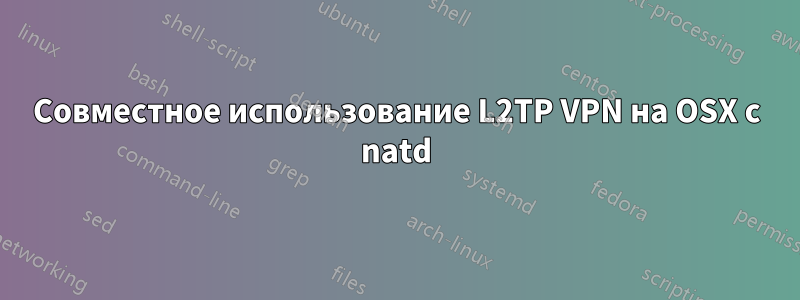 Совместное использование L2TP VPN на OSX с natd