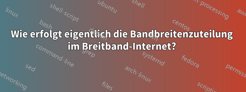 Wie erfolgt eigentlich die Bandbreitenzuteilung im Breitband-Internet?