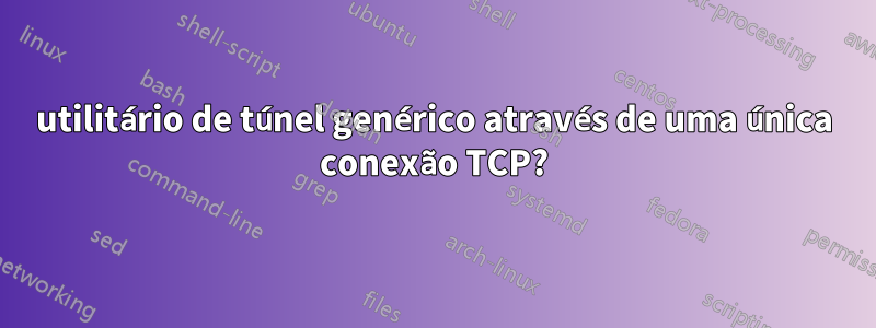 utilitário de túnel genérico através de uma única conexão TCP?