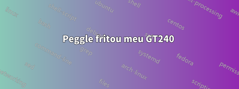 Peggle fritou meu GT240
