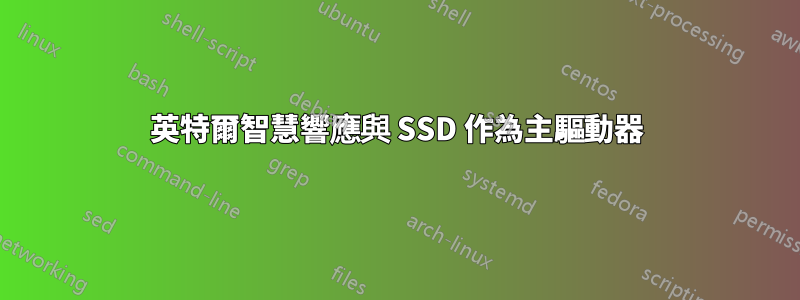 英特爾智慧響應與 SSD 作為主驅動器