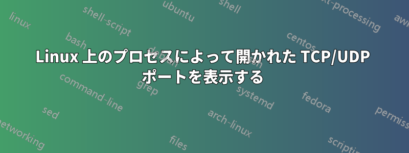 Linux 上のプロセスによって開かれた TCP/UDP ポートを表示する