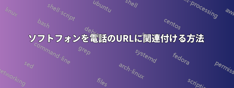 ソフトフォンを電話のURLに関連付ける方法