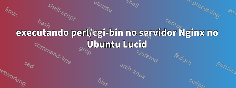 executando perl/cgi-bin no servidor Nginx no Ubuntu Lucid