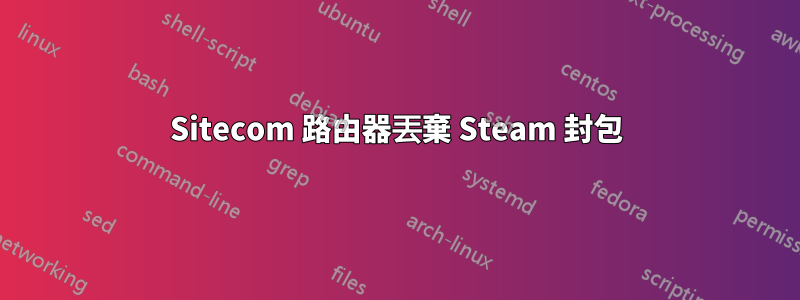 Sitecom 路由器丟棄 Steam 封包