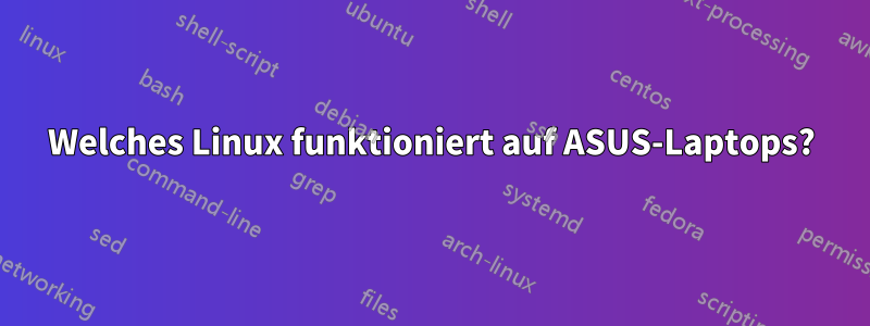 Welches Linux funktioniert auf ASUS-Laptops?