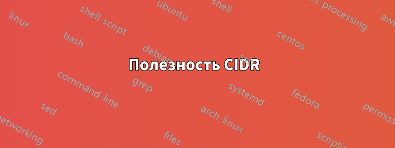 Полезность CIDR 