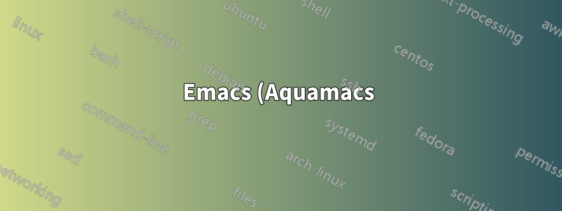 Emacs (Aquamacs) 組織模式議程突然空了