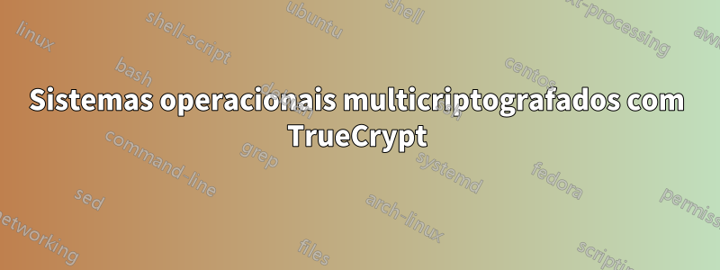 Sistemas operacionais multicriptografados com TrueCrypt