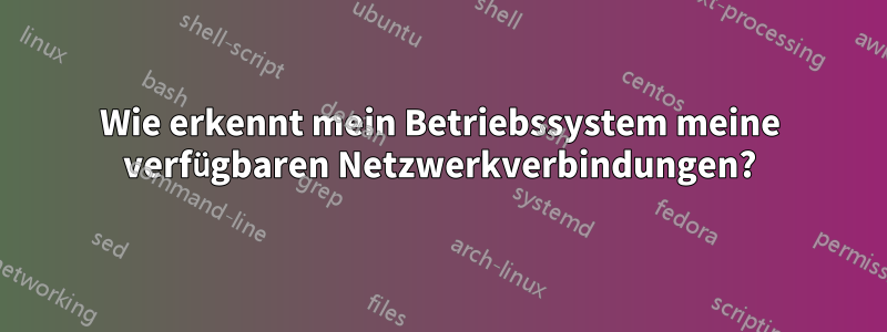 Wie erkennt mein Betriebssystem meine verfügbaren Netzwerkverbindungen?