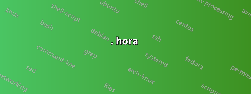 1. hora
