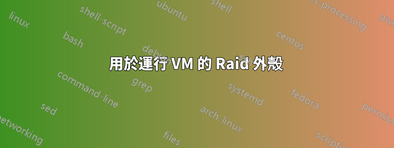 用於運行 VM 的 Raid 外殼