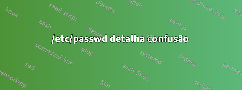 /etc/passwd detalha confusão