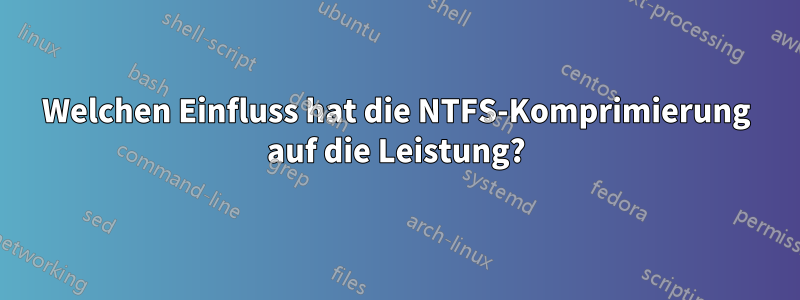 Welchen Einfluss hat die NTFS-Komprimierung auf die Leistung?