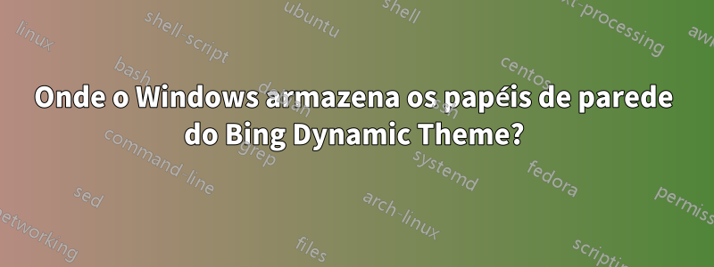 Onde o Windows armazena os papéis de parede do Bing Dynamic Theme?