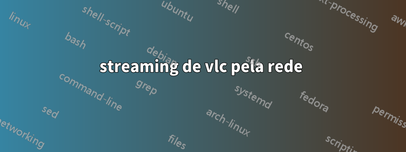 streaming de vlc pela rede