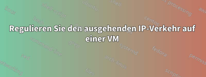 Regulieren Sie den ausgehenden IP-Verkehr auf einer VM