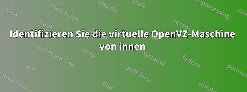 Identifizieren Sie die virtuelle OpenVZ-Maschine von innen