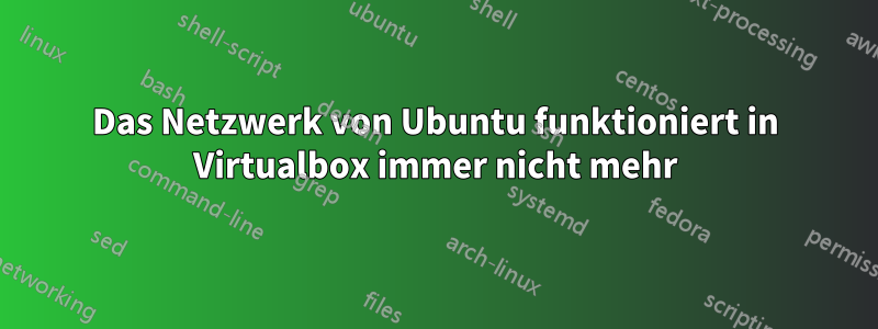 Das Netzwerk von Ubuntu funktioniert in Virtualbox immer nicht mehr