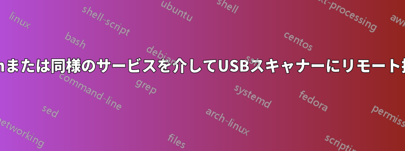 LogMeInまたは同様のサービスを介してUSBスキャナーにリモート接続する