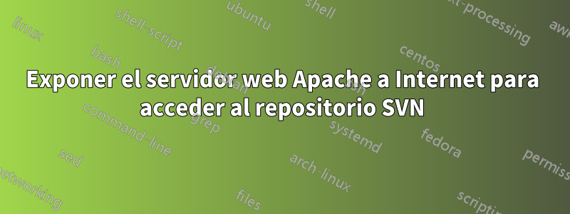 Exponer el servidor web Apache a Internet para acceder al repositorio SVN