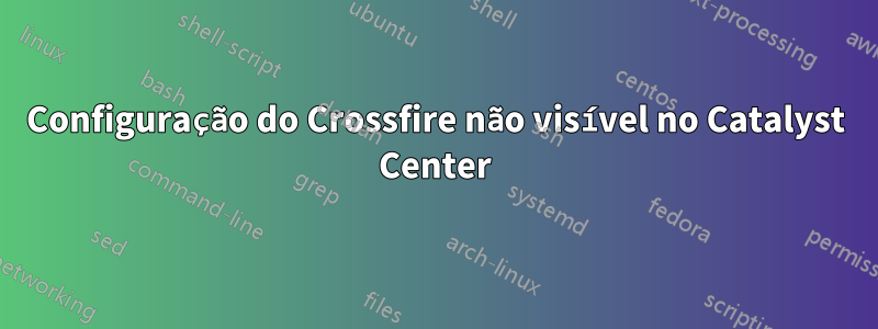 Configuração do Crossfire não visível no Catalyst Center