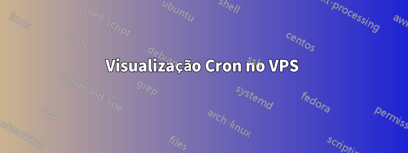 Visualização Cron no VPS