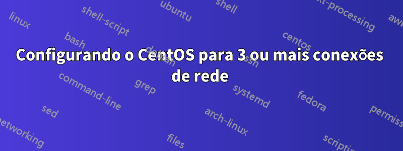 Configurando o CentOS para 3 ou mais conexões de rede