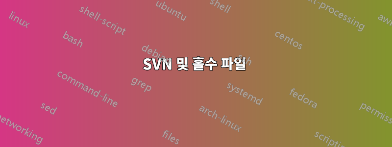 SVN 및 홀수 파일