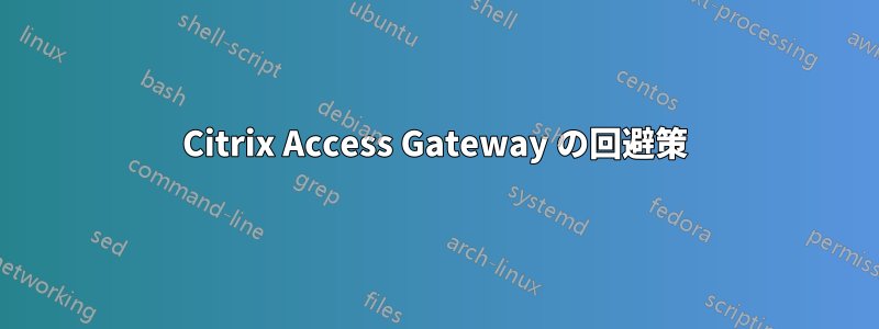 Citrix Access Gateway の回避策
