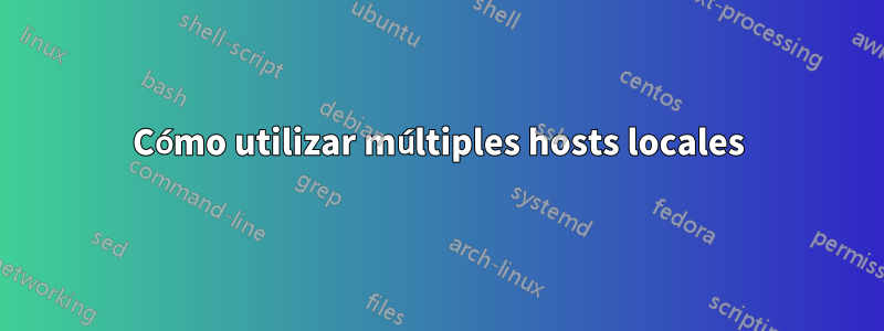 Cómo utilizar múltiples hosts locales