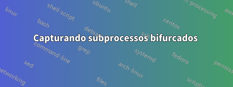 Capturando subprocessos bifurcados