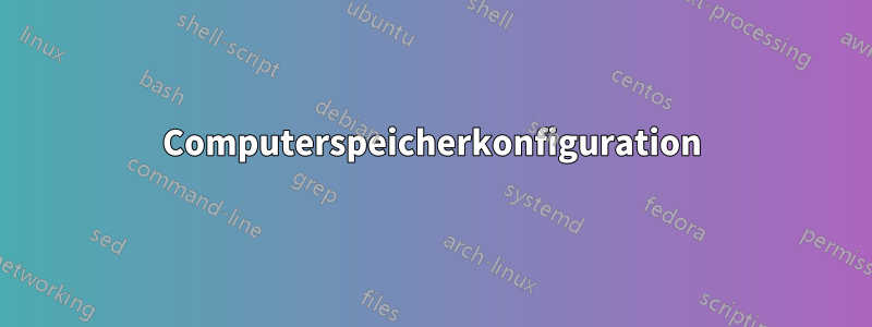 Computerspeicherkonfiguration