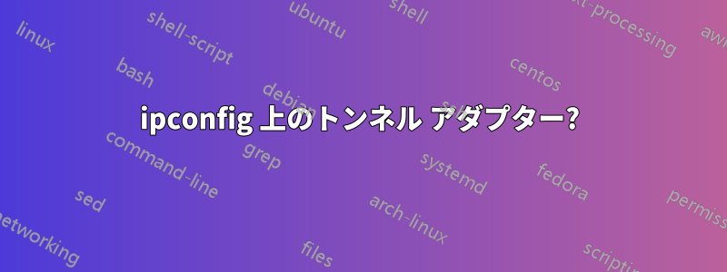 ipconfig 上のトンネル アダプター?