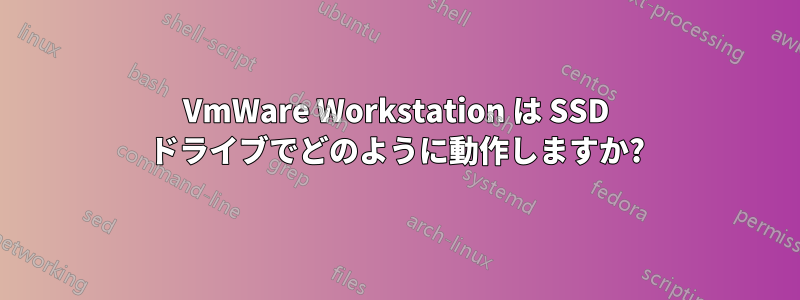 VmWare Workstation は SSD ドライブでどのように動作しますか?