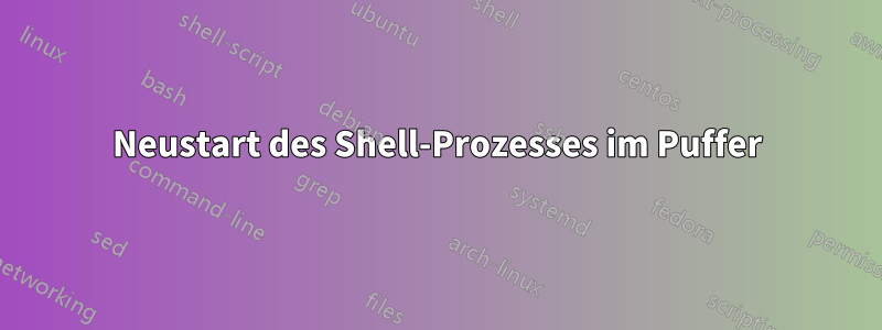 Neustart des Shell-Prozesses im Puffer