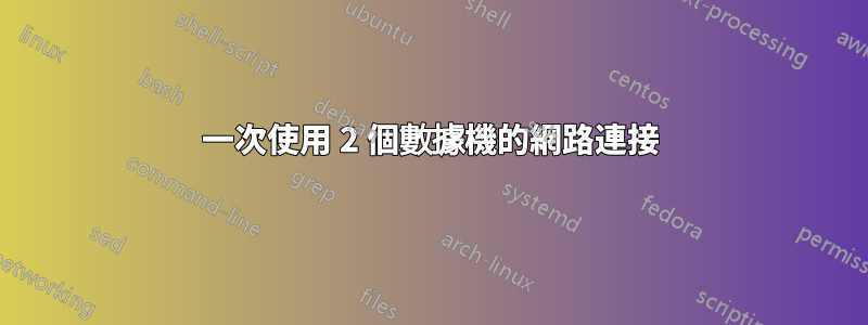 一次使用 2 個數據機的網路連接