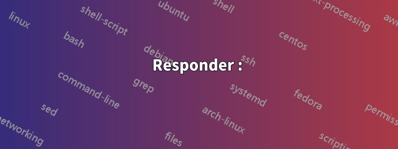 Responder :