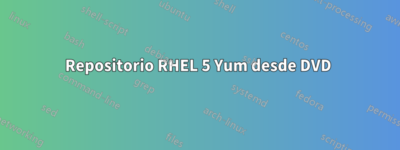 Repositorio RHEL 5 Yum desde DVD