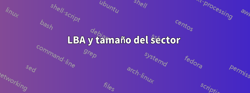 LBA y tamaño del sector