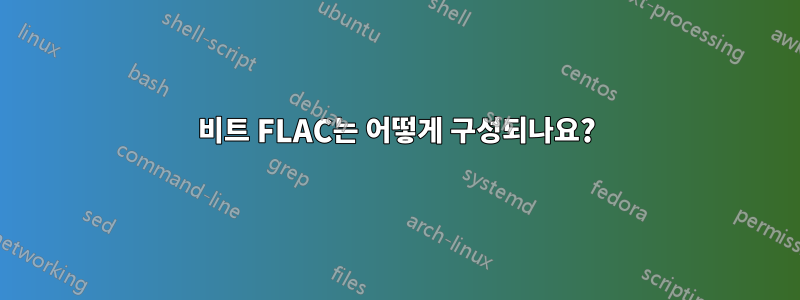 24비트 FLAC는 어떻게 구성되나요?