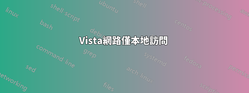 Vista網路僅本地訪問