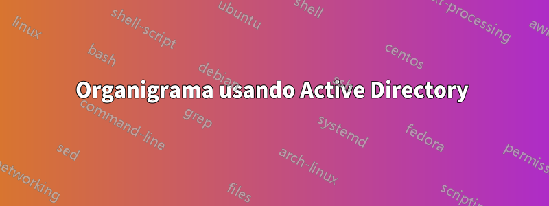 Organigrama usando Active Directory