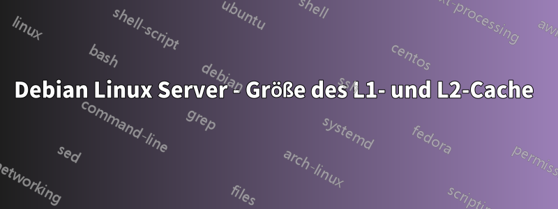 Debian Linux Server - Größe des L1- und L2-Cache 