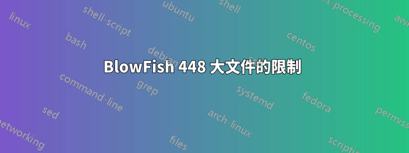 BlowFish 448 大文件的限制