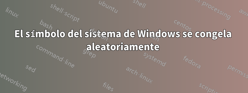 El símbolo del sistema de Windows se congela aleatoriamente