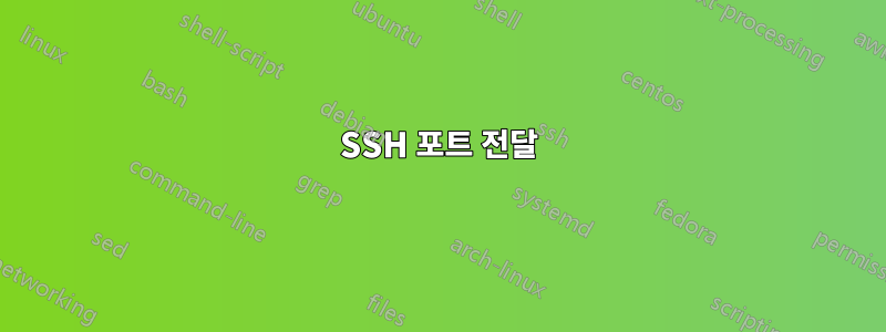 SSH 포트 전달
